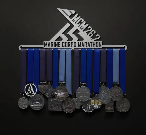 Marine Corps Marathon medal hanger