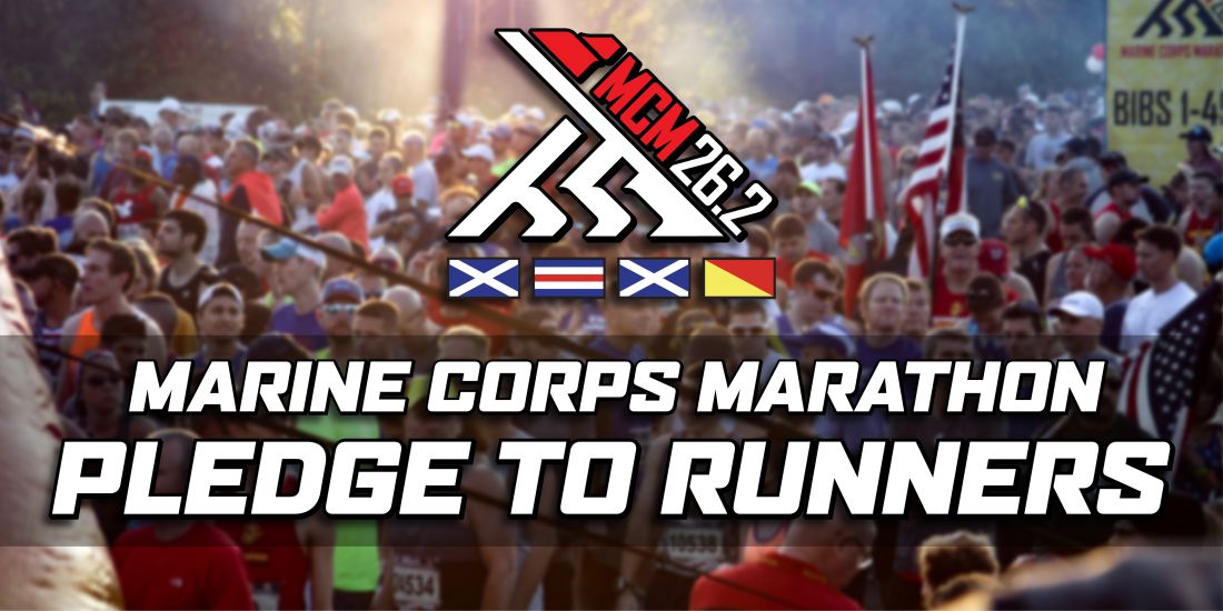 Image for Marine Corps Marathon Pledge to Runners