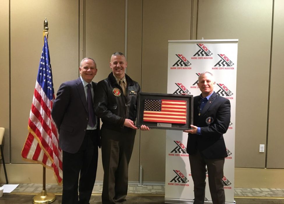 Image for Armed Forces Retirement Home Presented with Flags of Valor Plaque