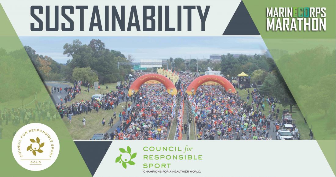 Image for Marine Corps Marathon Recognized as Gold-Level Sustainable Event